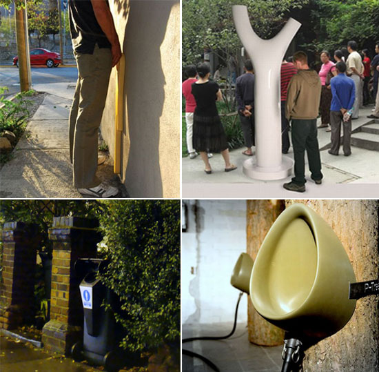Unhygienic public toilets usually forces people to pee either on a wall or Unhygienic public toilets usually forces people to pee either on a wall or