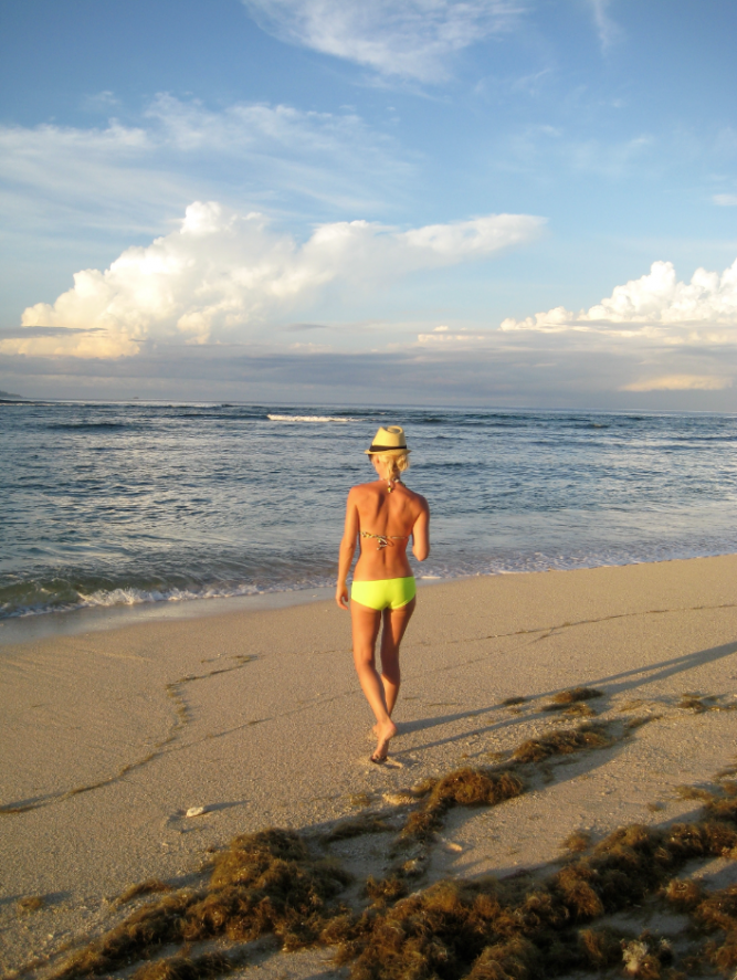 Mandy, moments before sunset