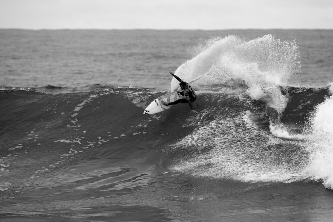 Behold the speed and torque of a Parko carve. That's Detroit muscle. He should be in Ford commercials. Photo: Ed Sloane